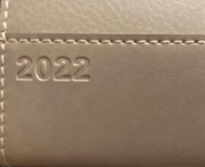 2022年、新年の手帳